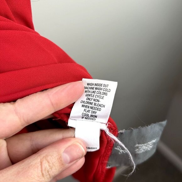 Dana Buchman red blouse size Xl - Picture 6 of 7
